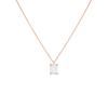 Emerald Gemstone Solitaire Necklace