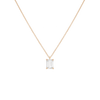 Emerald Gemstone Solitaire Necklace