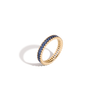 Lab Grown Blue Sapphire Baguette Eternity Ring
