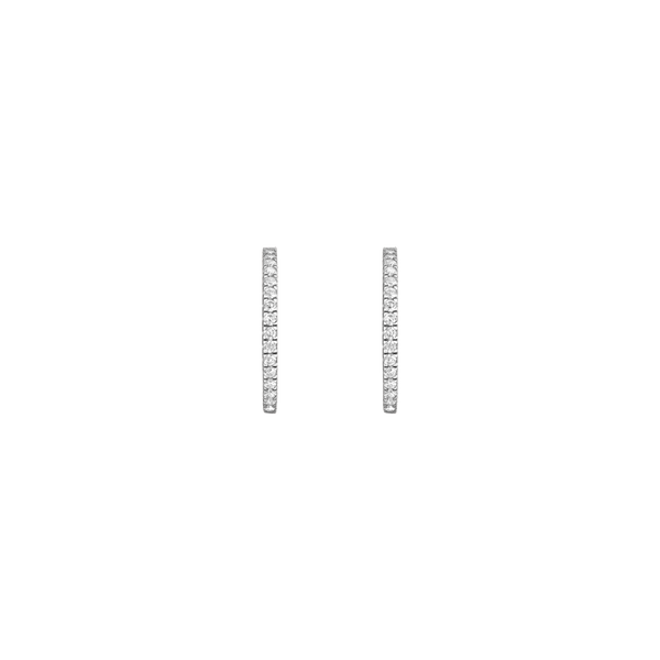Lab Grown Diamond Hoop Earrings