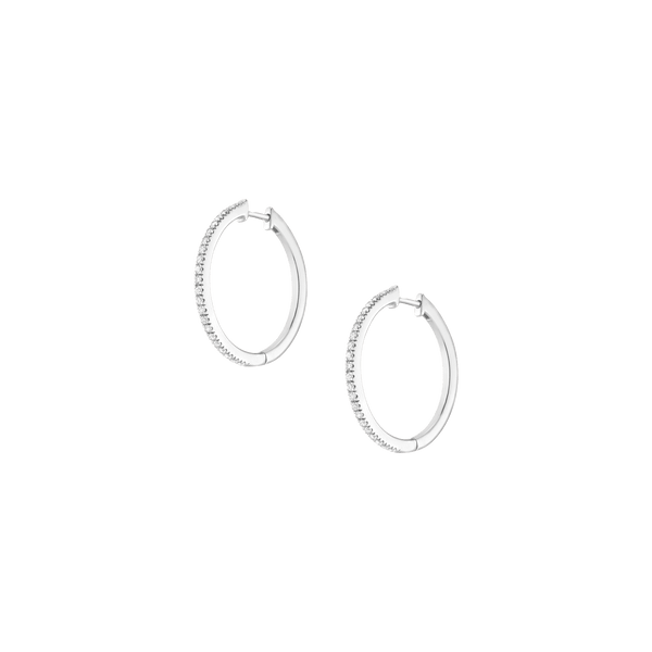 Lab Grown Diamond Hoop Earrings