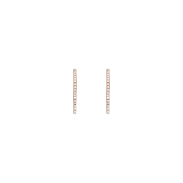 Lab Grown Diamond Hoop Earrings