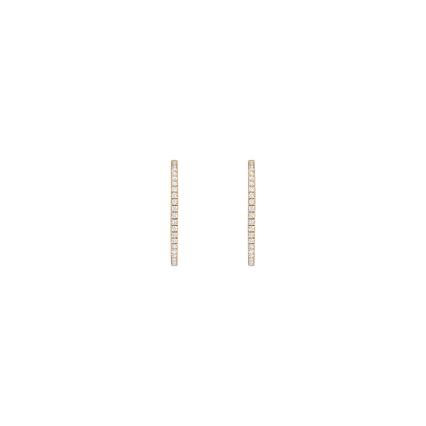 Lab Grown Diamond Hoop Earrings