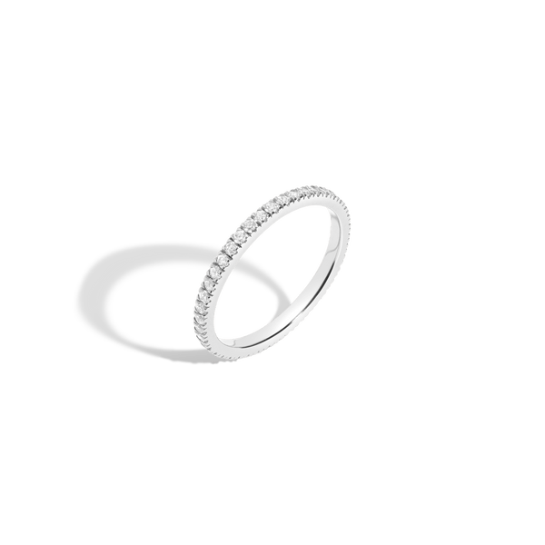 Pavé Lab Grown Diamond Eternity Ring