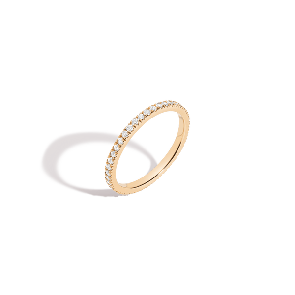 Pavé Lab Grown Diamond Eternity Ring