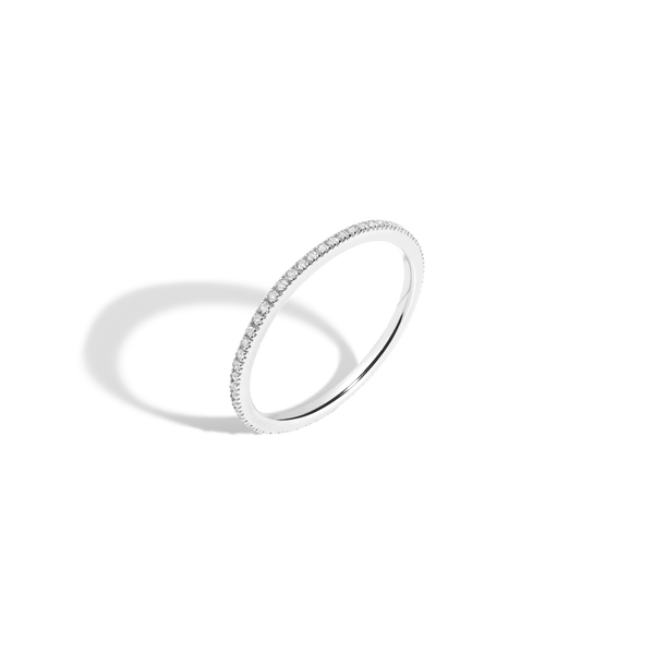Pavé Lab Grown Diamond Eternity Ring