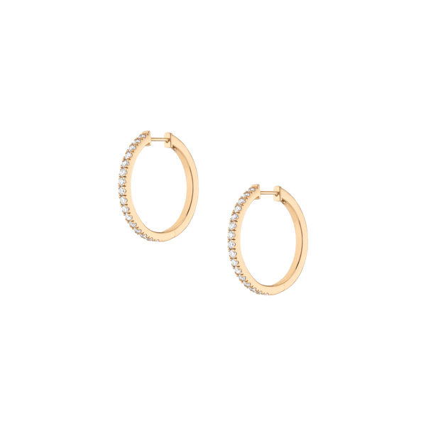 Lab Grown Diamond Hoop Earrings