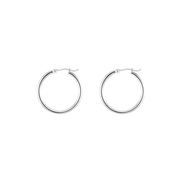 Gold Hoop Earrings - 2mm