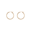 Gold Hoop Earrings - 2mm