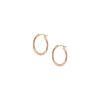 Gold Hoop Earrings - 2mm