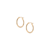 Gold Hoop Earrings - 2mm (20mm)