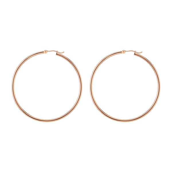 Gold Hoop Earrings - 2mm