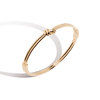 Gold Knot Hinged Bracelet