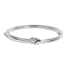 Gold Knot Hinged Bracelet