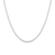 Lab Grown White Sapphire Baguette Tennis Necklace