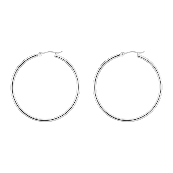Gold Hoop Earrings - 2mm