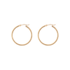 Gold Hoop Earrings - 2mm