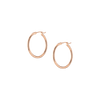 Gold Hoop Earrings - 2mm