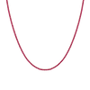 Lab Grown Red Ruby Tennis Necklace