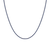 Lab Grown Blue Sapphire Tennis Necklace