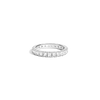 Lab Grown White Sapphire Eternity Ring