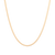 Solid Gold Herringbone Chain Necklace