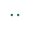 Round Gemstone Solitaire Stud Earrings