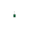 Lab Grown Emerald Heirloom Pendant