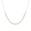 Graduated Lab Grown Diamond Bezel Necklace