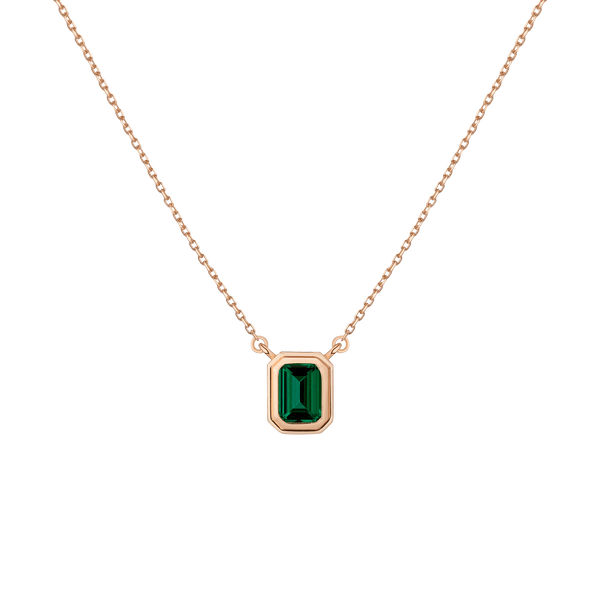 Lab Grown Emerald Heirloom Necklace