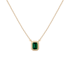 Lab Grown Emerald Heirloom Necklace
