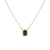 Lab Grown Emerald Heirloom Necklace
