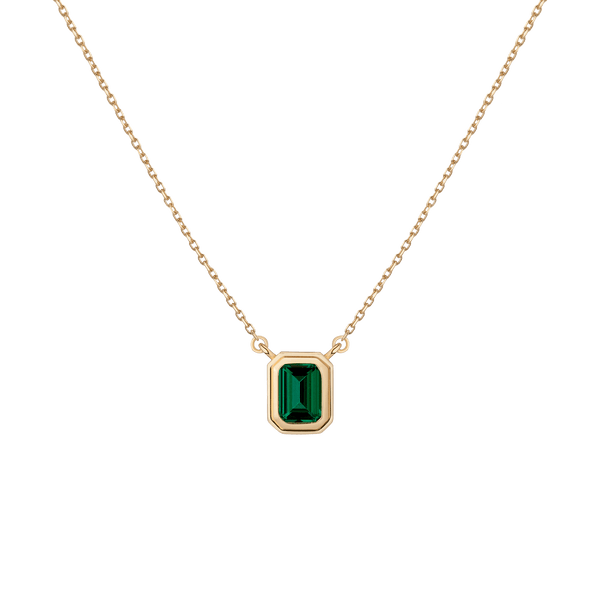 Lab Grown Emerald Heirloom Necklace