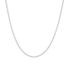 Lab Grown White Sapphire Tennis Necklace