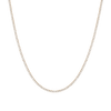 Lab Grown White Sapphire Tennis Necklace