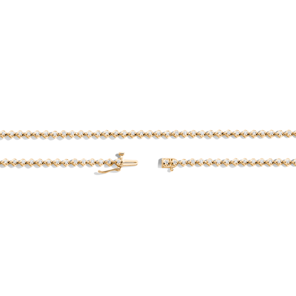Petite Lab Grown Diamond Tennis Necklace