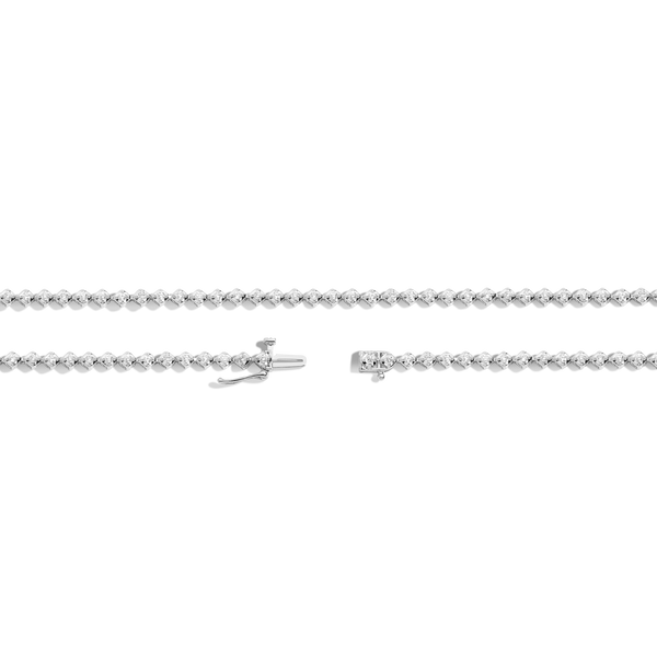 Petite Lab Grown Diamond Tennis Necklace