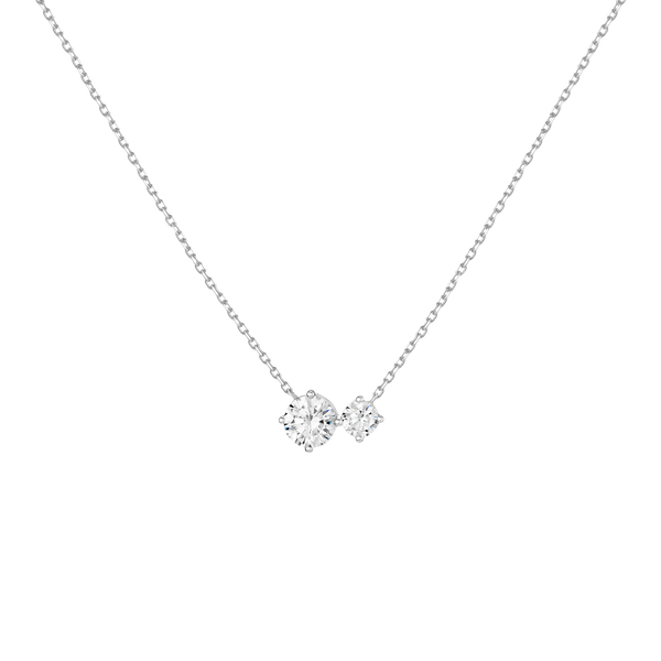 Lab Grown Diamond Duo Necklace
