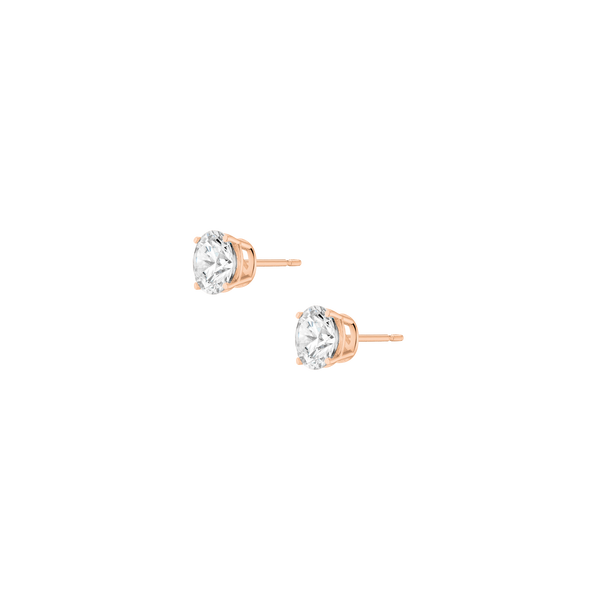Luxury Round Lab Grown Diamond Studs