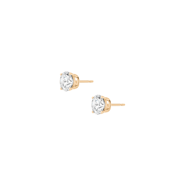 Luxury Round Lab Grown Diamond Studs