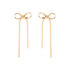Herringbone Bow Earrings