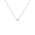 Lab Grown Pink Diamond Solitaire Necklace