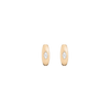 Chunky Lab Grown Diamond Marquise Huggie Earrings