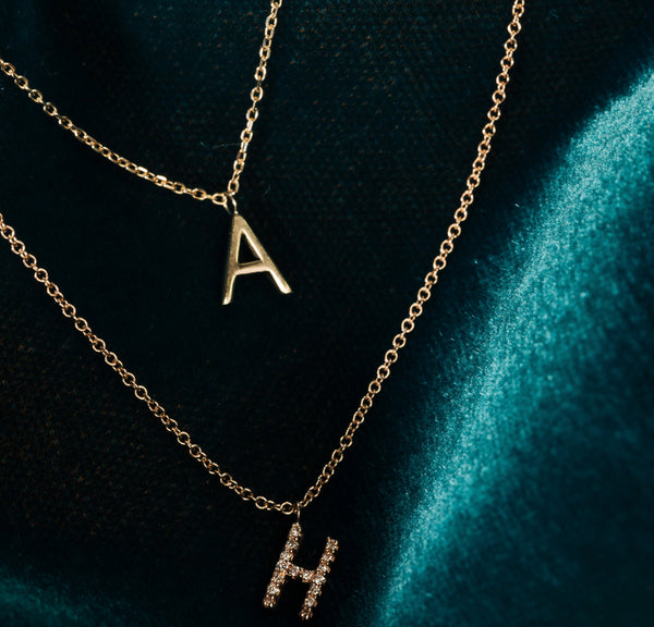 Classic Gold Letter Necklace