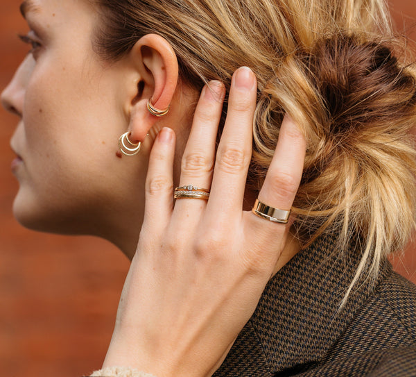 Petite Diamond Tension Ring