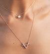 Simple Pearl Necklace