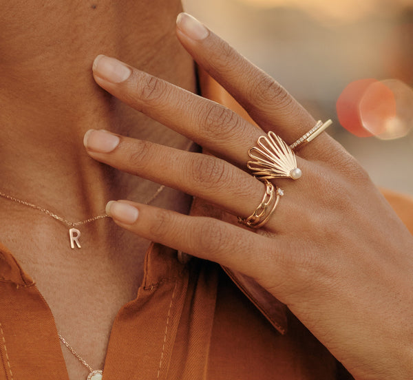 Classic Gold Letter Necklace