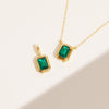 Lab Grown Emerald Heirloom Pendant
