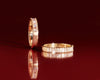Bold Half Diamond Baguette Ring