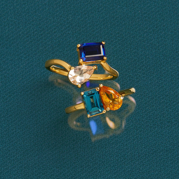 Toi et Moi Gemstone Classic Ring